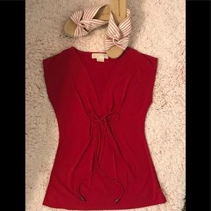 ✨Michael Kors Red Sleeveless Top✨